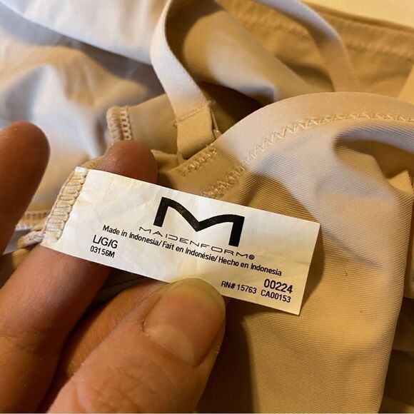 Maidenform 00224 Self Expressions Multi-Way Lite Shaping Slip Dress Beige Large - Picture 5 of 15